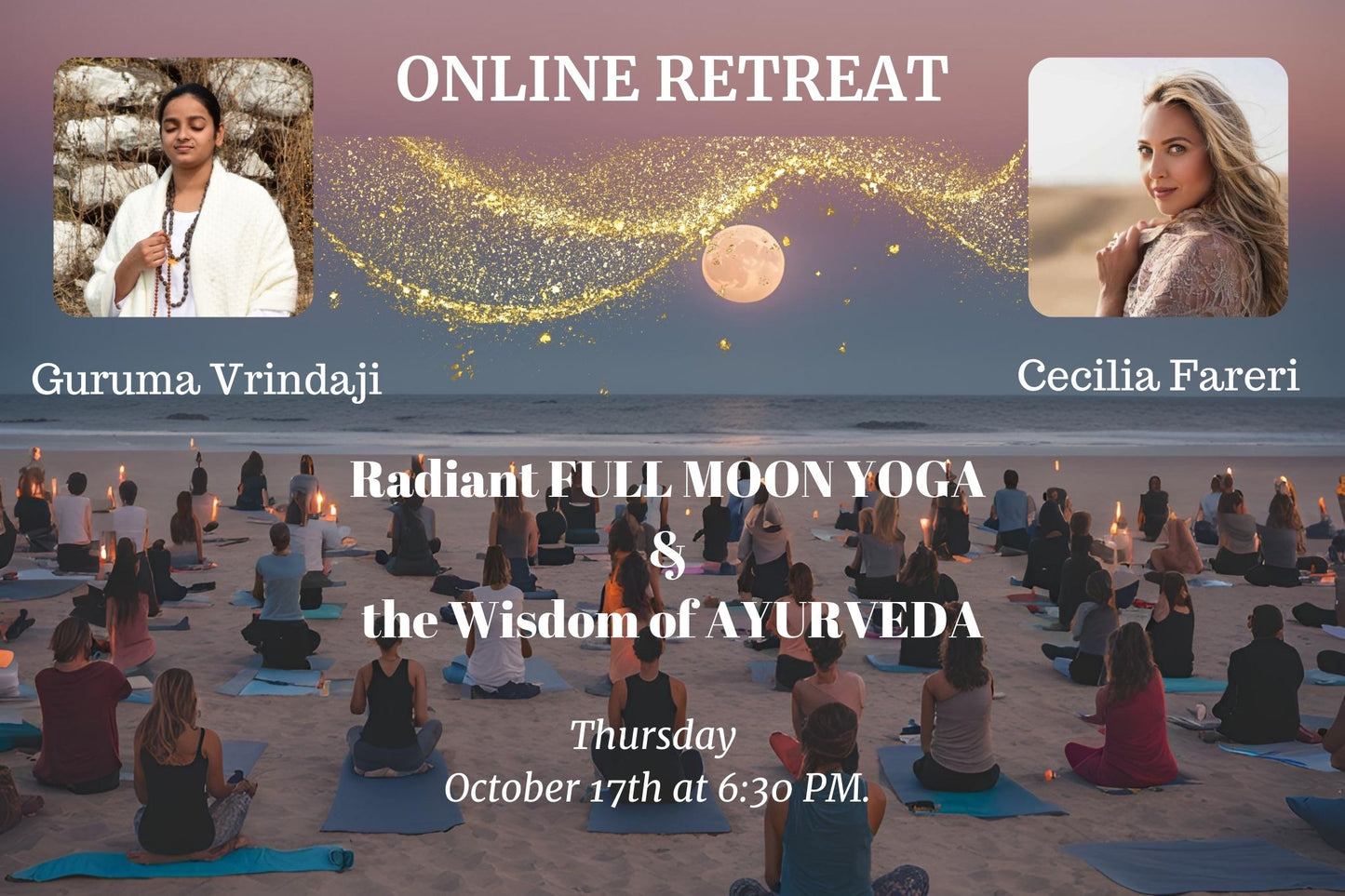 Online Full Moon Yoga & Ayurveda Retreat